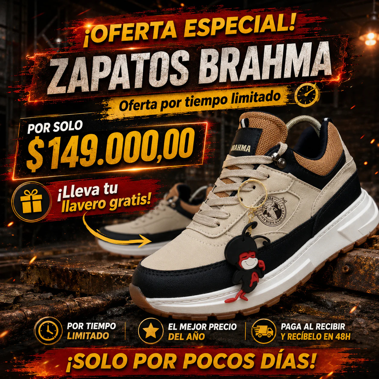 🔥 OFERTA DE LANZAMIENTO | Brahma Casual Premium — Comodidad y Estilo • 70% OFF Solo Hoy 🔥